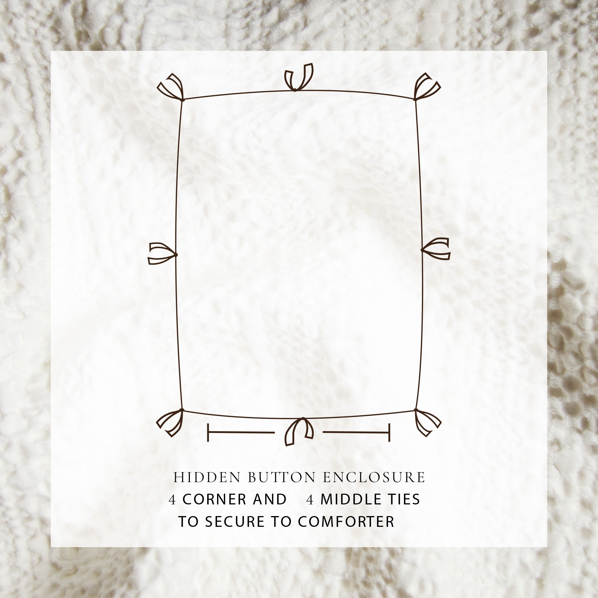 100% Cotton Honeycomb Waffle Duvet Set - Mattea Collection in - Duvet photo