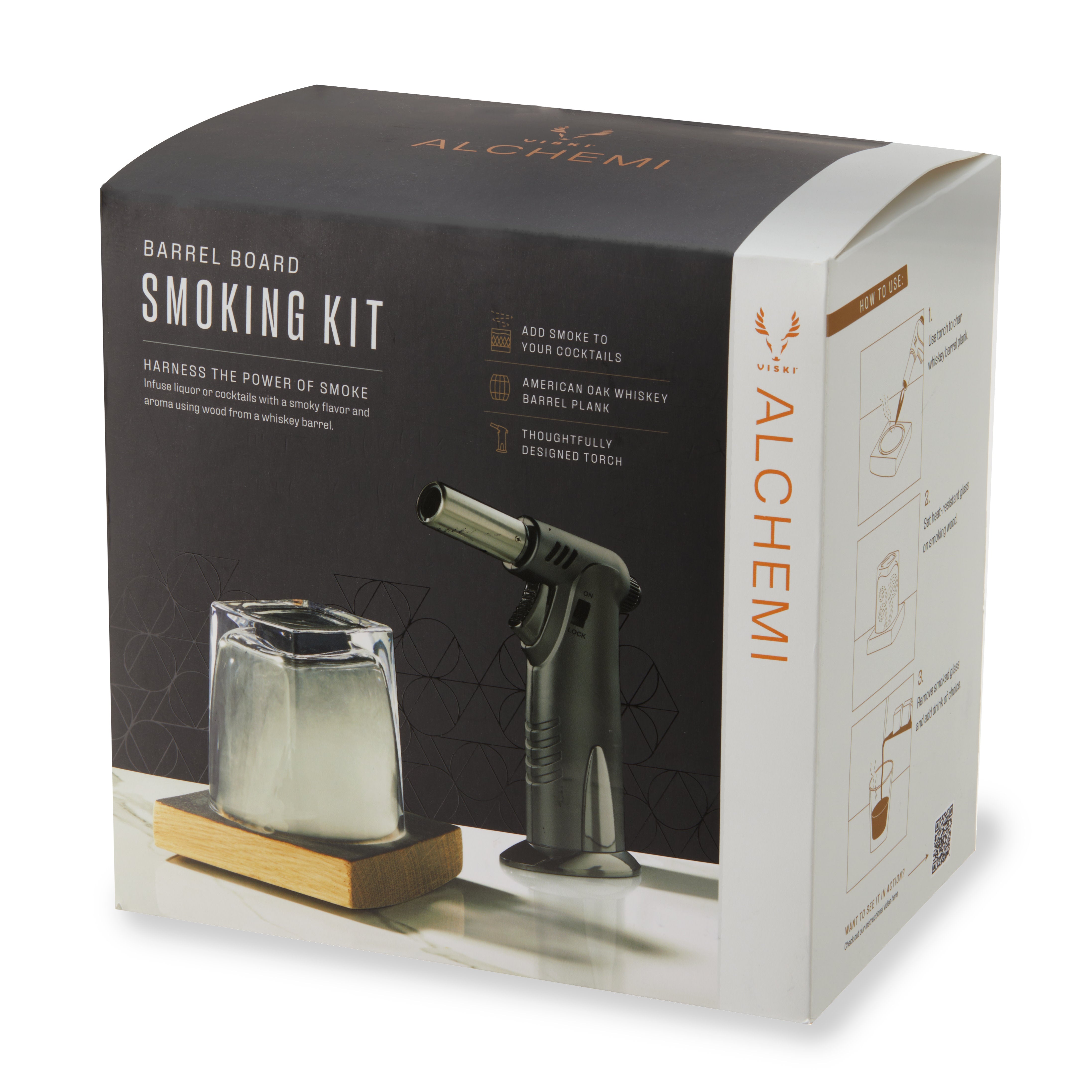 Barrel Board Smoking Kit in - product_type::barware_sets photo