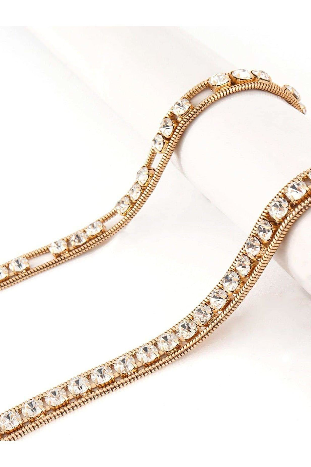 Ella Rhinestone Metal Belt - SwagglyLife Home & Fashion