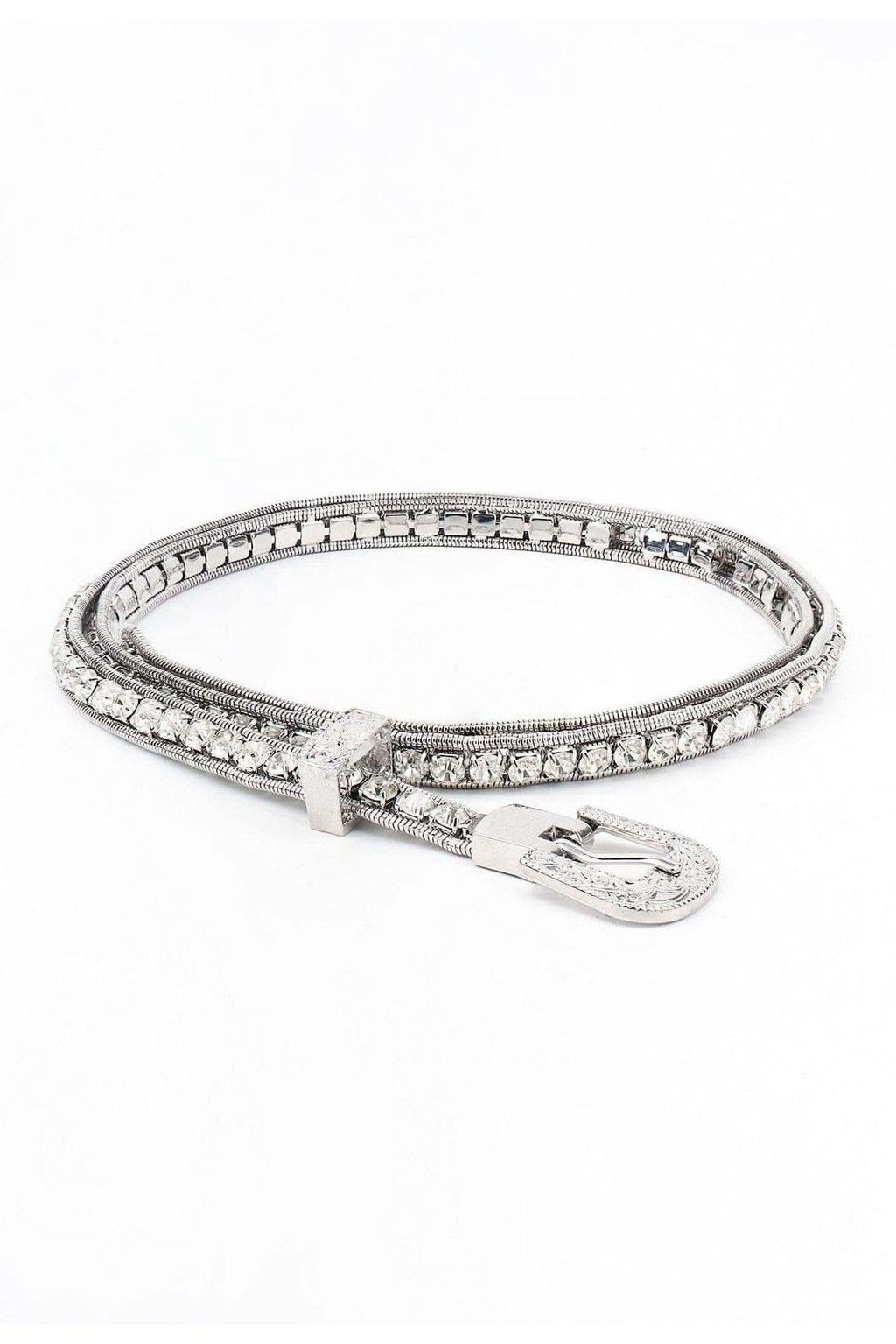 Ella Rhinestone Metal Belt - SwagglyLife Home & Fashion