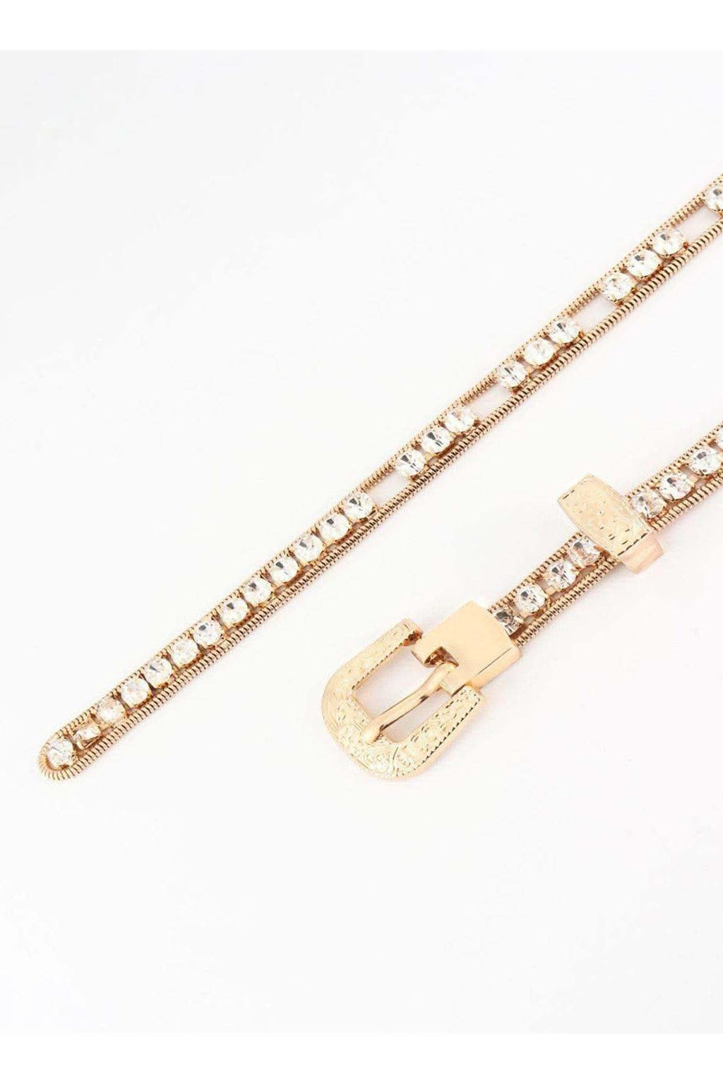 Ella Rhinestone Metal Belt - SwagglyLife Home & Fashion