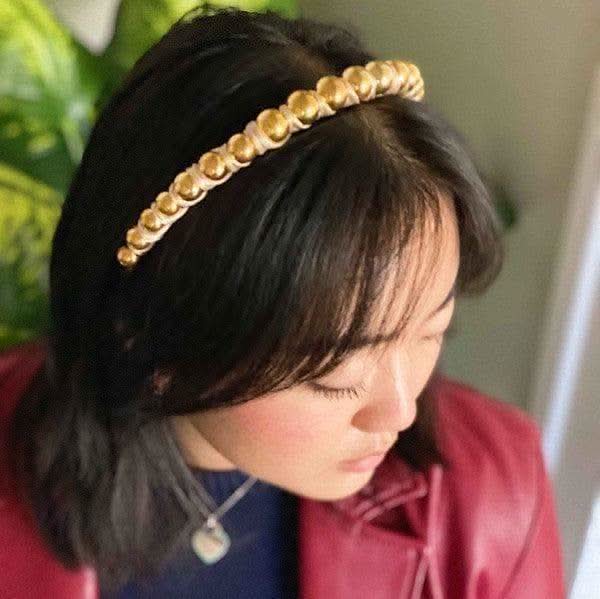 ELLISON YOUNG Emily Satin Wrapped Headband - SwagglyLife Home & Fashion