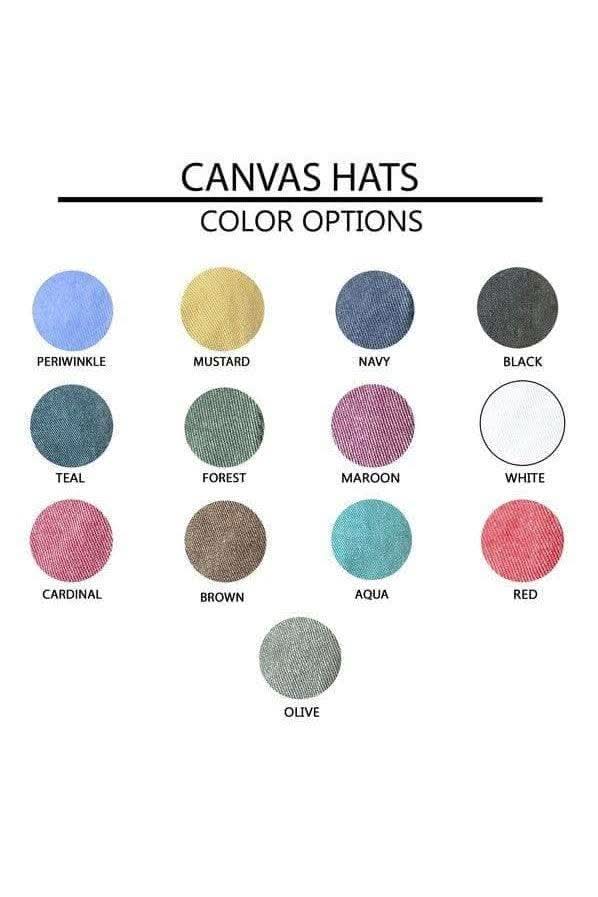 Embroidered Be Kind Heart Canvas Hat - SwagglyLife Home & Fashion