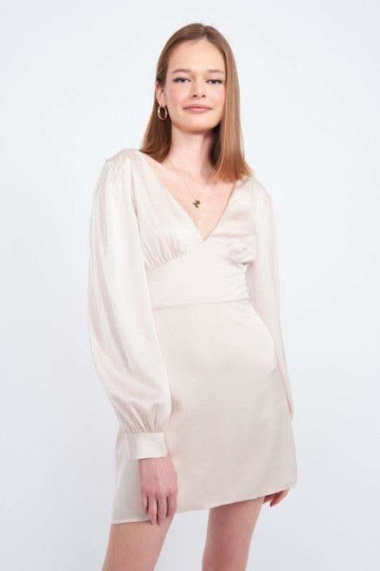 Emory Park Back Strap Tulip Mini Dress, 2 Colors - SwagglyLife Home & Fashion
