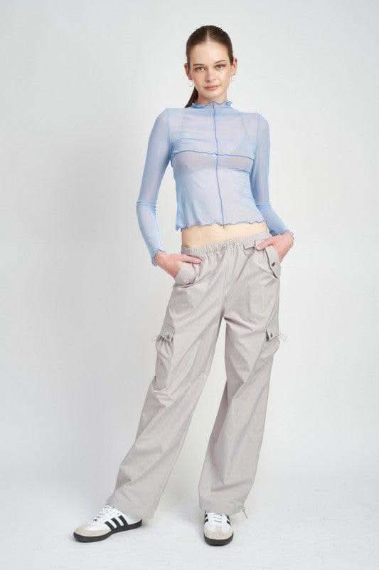 EMORY PARK High Rise Cargo Pants in - Pants photo