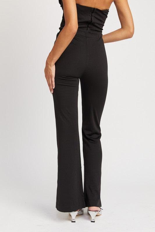 EMORY PARK High Waisted Flared Pants - SwagglyLife Home & Fashion