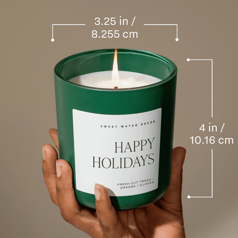 Enchanted Forest Soy Candle - Green Matte Jar - 15 oz (Cypress and Fig) - SwagglyLife Home & Fashion