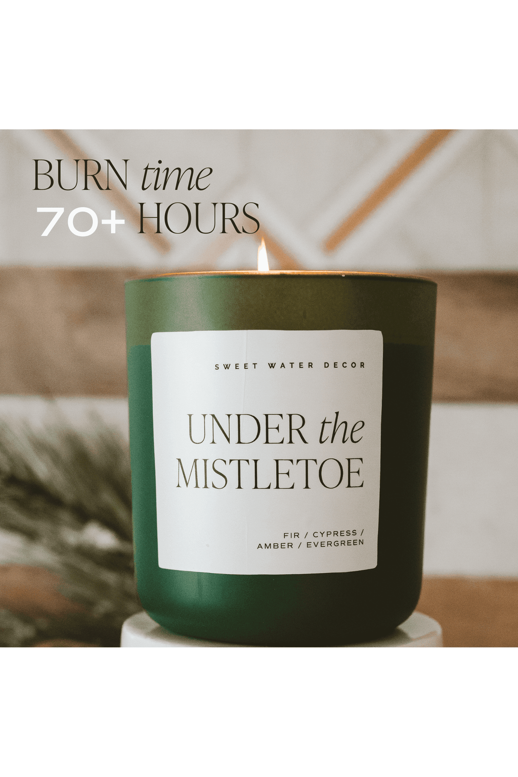 English Meadow Soy Candle - Green Matte Jar - 15 oz (Wildflowers and Salt) - SwagglyLife Home & Fashion