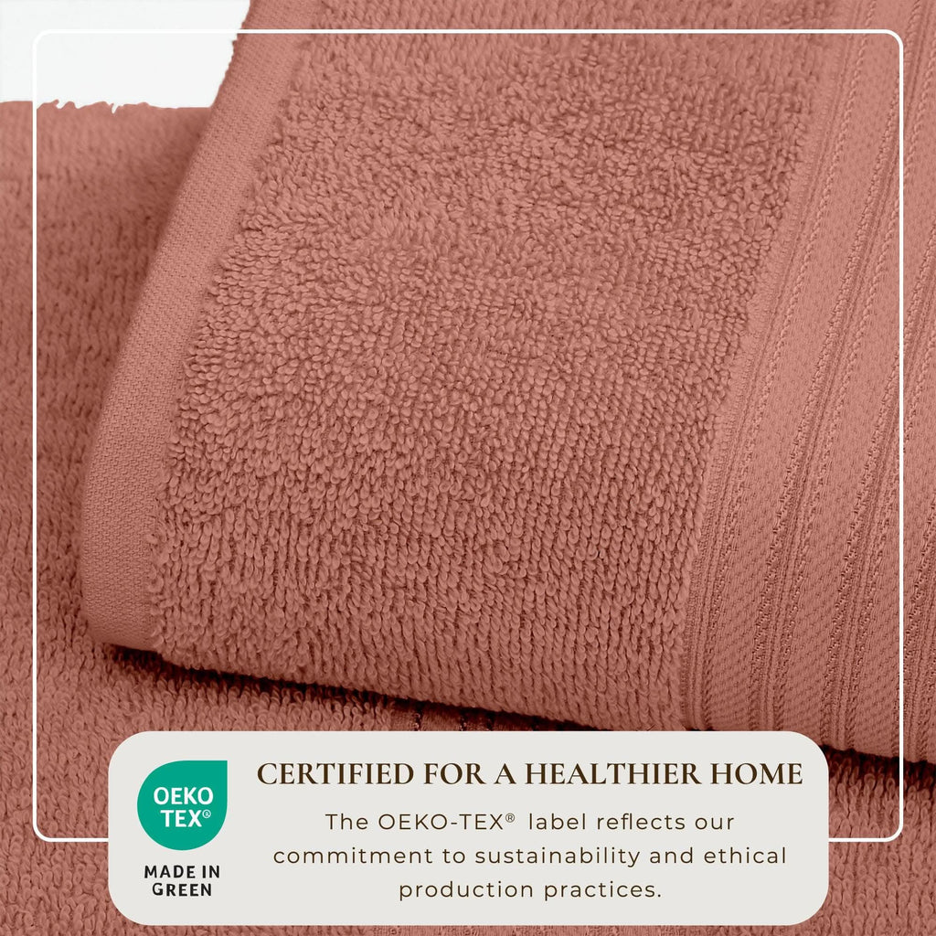 Cotton Terry Bath Towel Set - Cooper Collection - SwagglyLife Home & Fashion