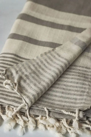 Essential Stripe Turkish Towels – Beautiful, Versatile, and Quick-Drying - SwagglyLife Home & Fashion