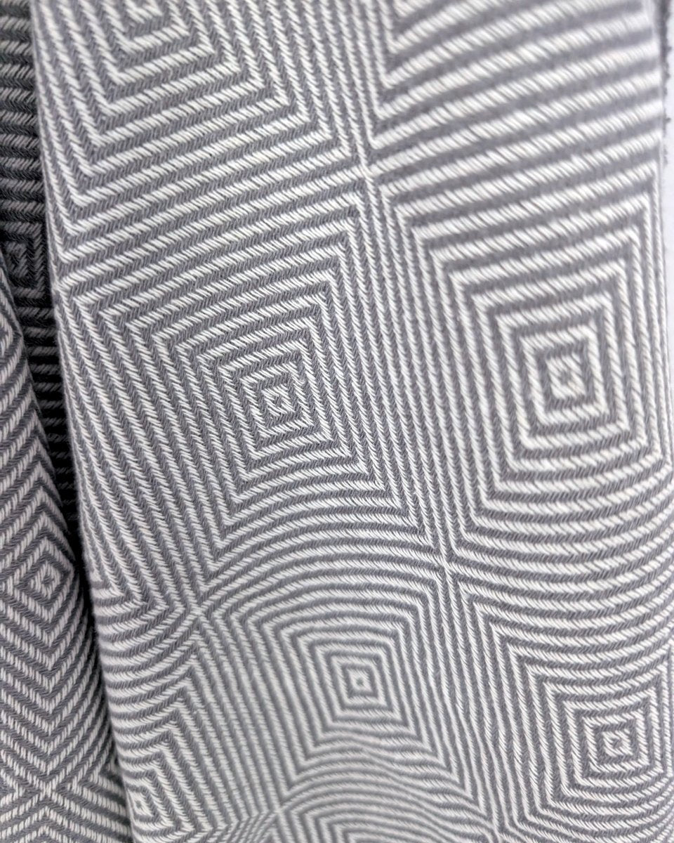 Explorer Towel | Oversized Turkish Cotton Towel with Geometric Design in - Towel photo