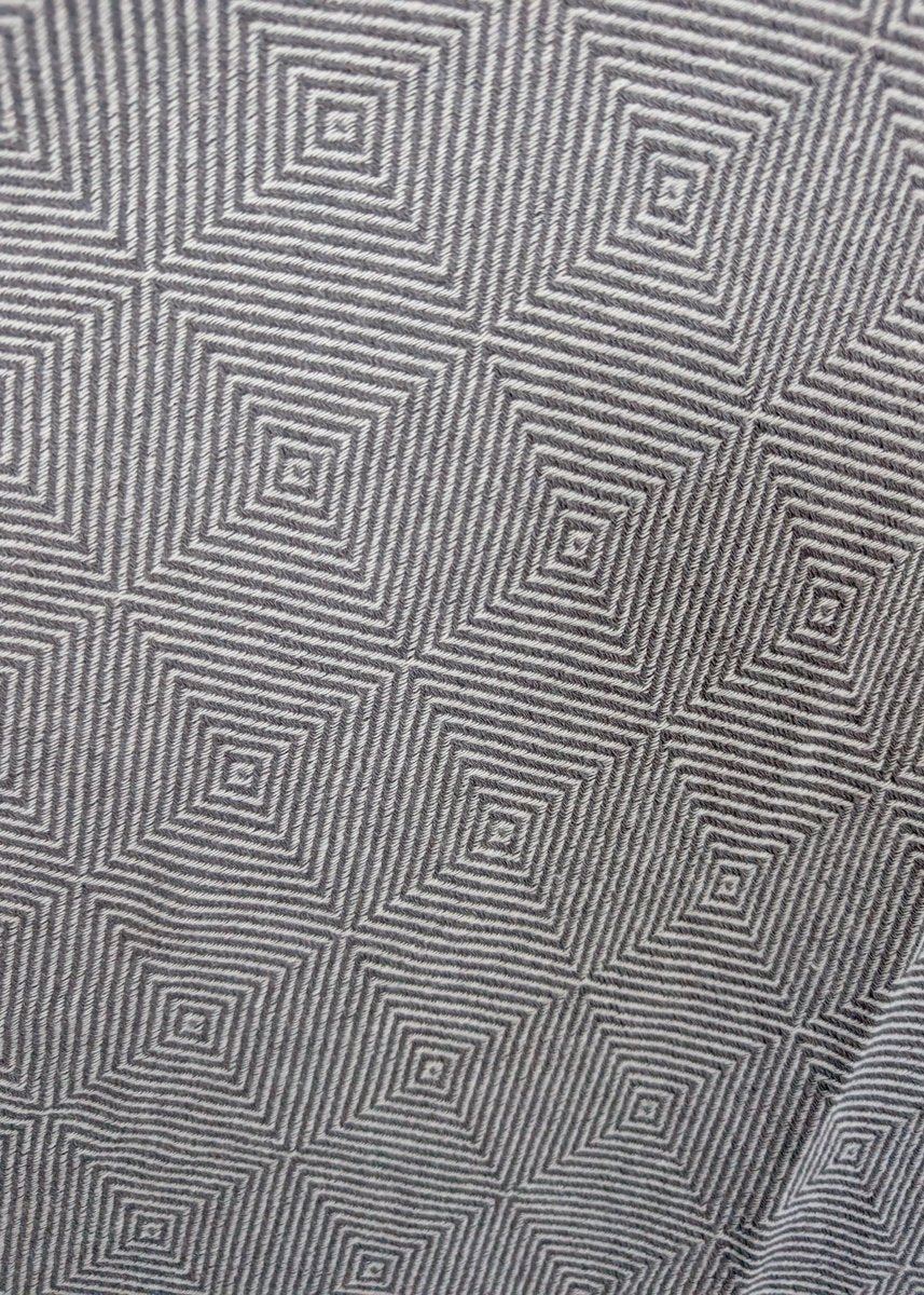 Explorer Towel | Oversized Turkish Cotton Towel with Geometric Design in - Towel photo