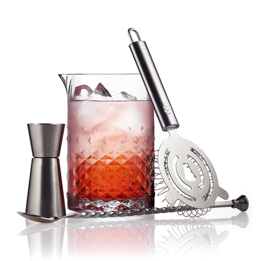 Libbey Classic Cocktail Carats 4 Piece Bar Mixing Set in - Cocktails and Spirits photo