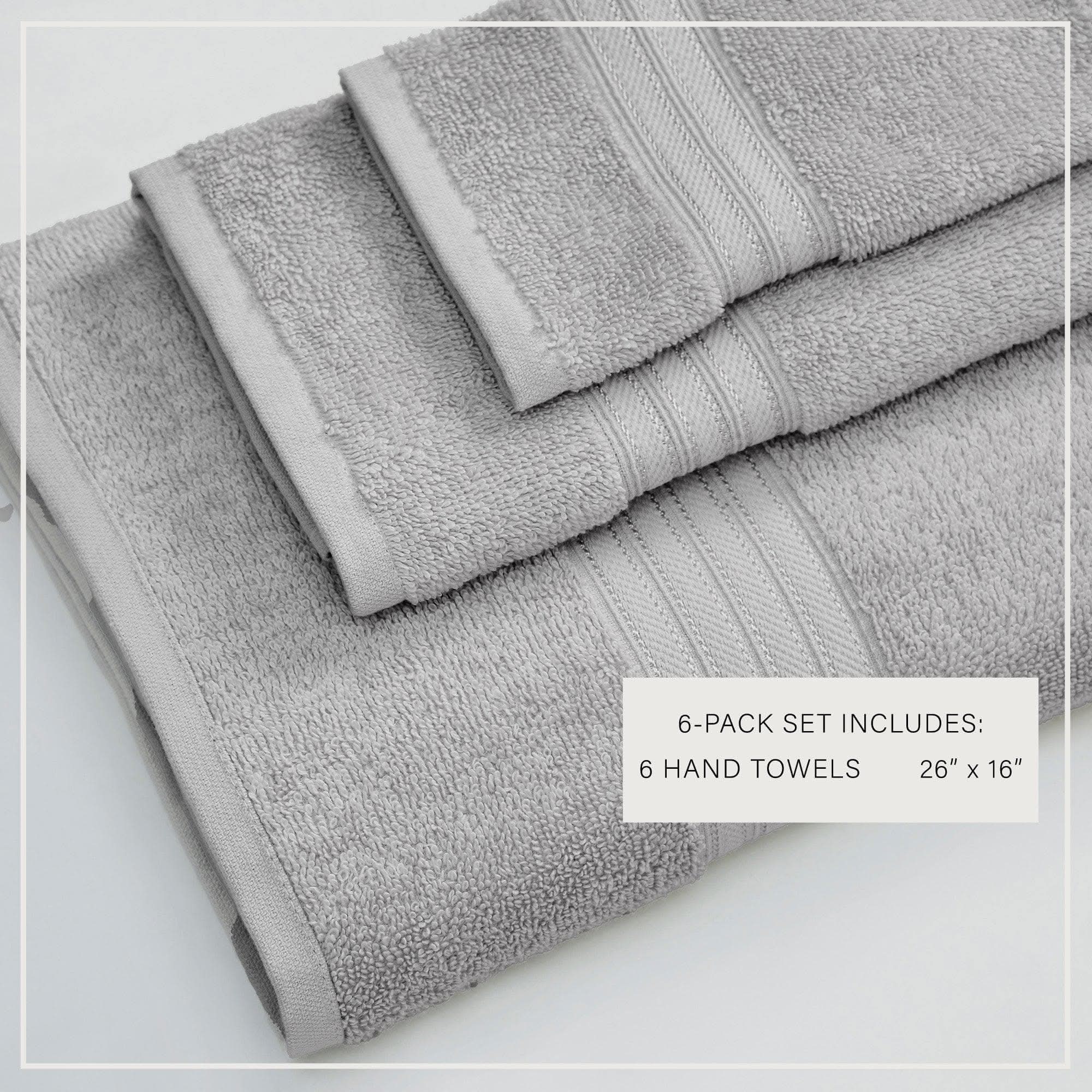 Cotton Terry Bath Towel Set - Cooper Collection - SwagglyLife Home & Fashion