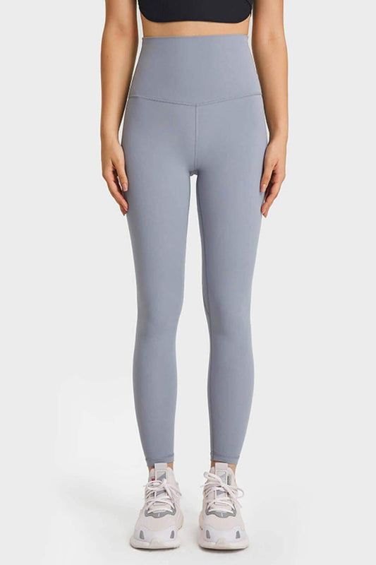 Feel-Like Skin Elastic Waistband Yoga Leggings in - Activewear photo