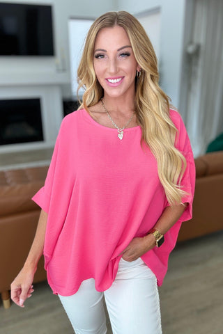 Feels Like Me Dolman Sleeve Top in Bubble Gum Pink - SwagglyLife Home & Fashion