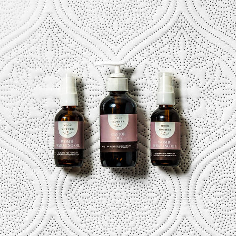 Fertility Womb Massage Oil Blends Bundle in - Womb Oils photo