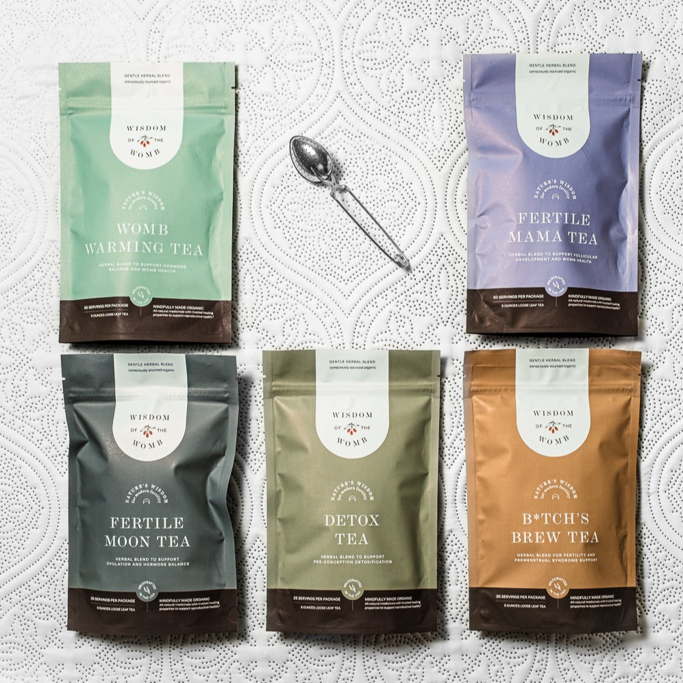 3 Month's Supply of Fertility Teas Bundle in - bundle photo