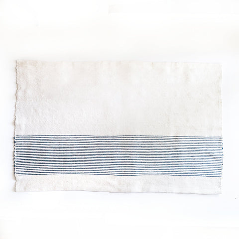 Riviera Cotton Bath Mat in Navy 24 x 36 - Bath Mats & Rugs photo
