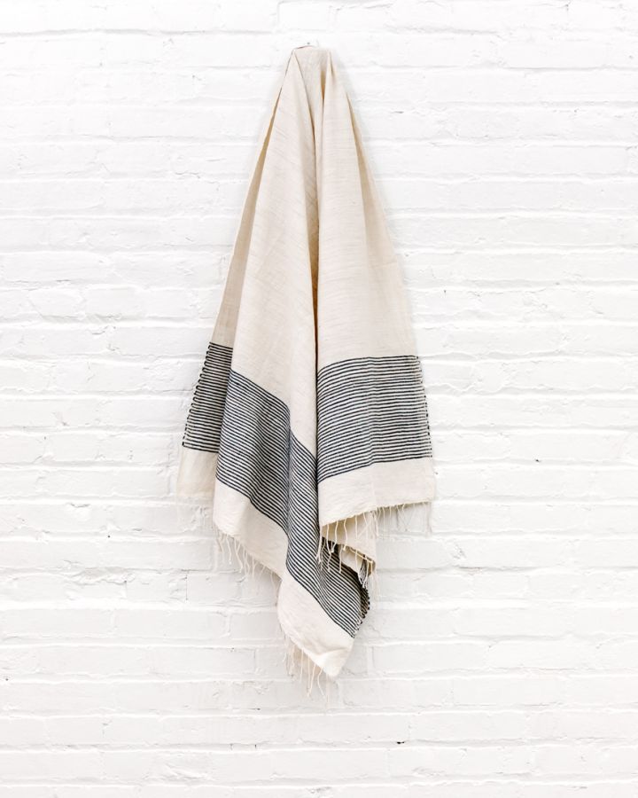 Riviera Cotton Bath Towel in Navy - Bath Towels & Washcloths photo