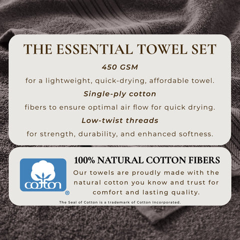 Cotton Terry Bath Towel Set - Cooper Collection in - photo