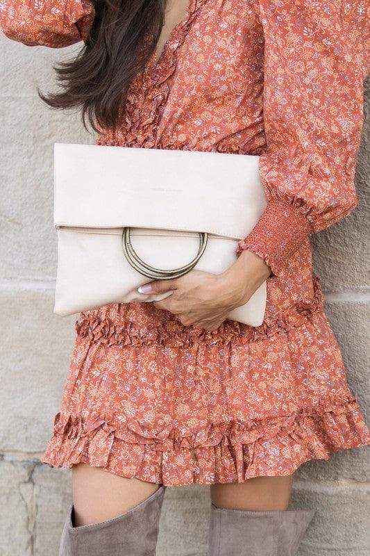Fold-over O-ring Clutch - SwagglyLife Home & Fashion