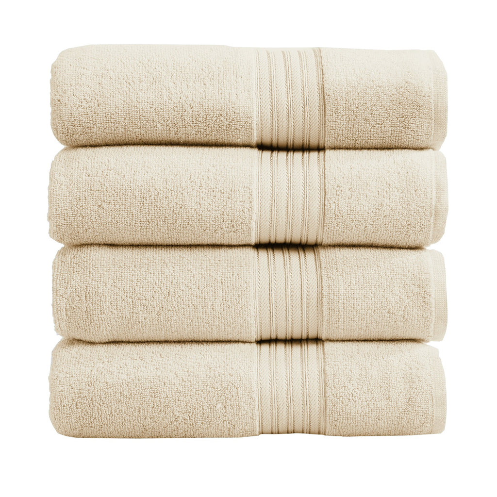 Cotton Terry Bath Towel Set - Cooper Collection in Bath Towel (Pack of 4) Buttermilk - photo
