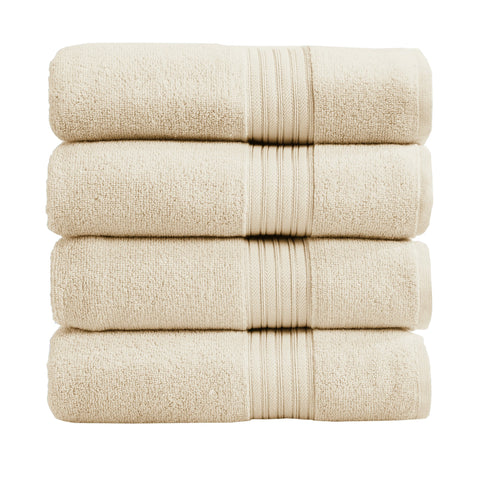 Cotton Terry Bath Towel Set - Cooper Collection in Bath Towel (Pack of 4) Buttermilk - photo