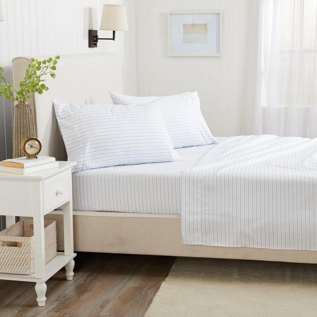 Microfiber Stripe Sheet Set - Adeline Collection - SwagglyLife Home & Fashion