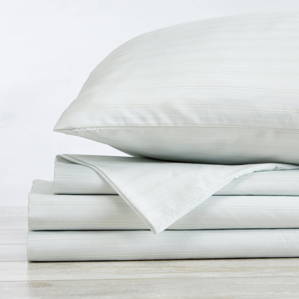 Microfiber Stripe Sheet Set - Adeline Collection - SwagglyLife Home & Fashion