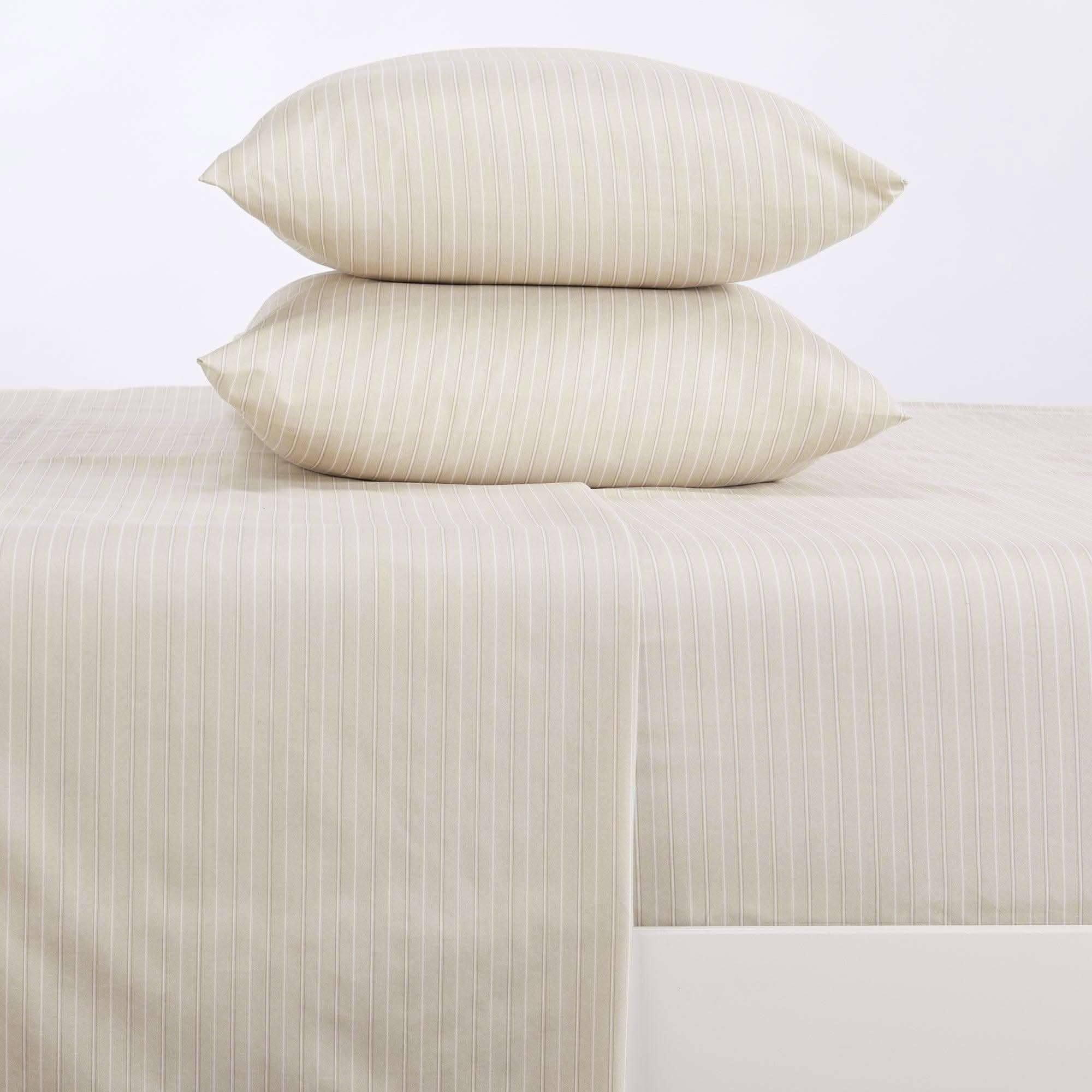 Microfiber Stripe Sheet Set - Adeline Collection - SwagglyLife Home & Fashion