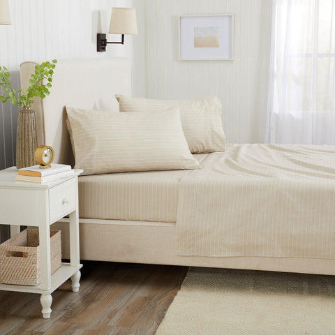 Microfiber Stripe Sheet Set - Adeline Collection - SwagglyLife Home & Fashion