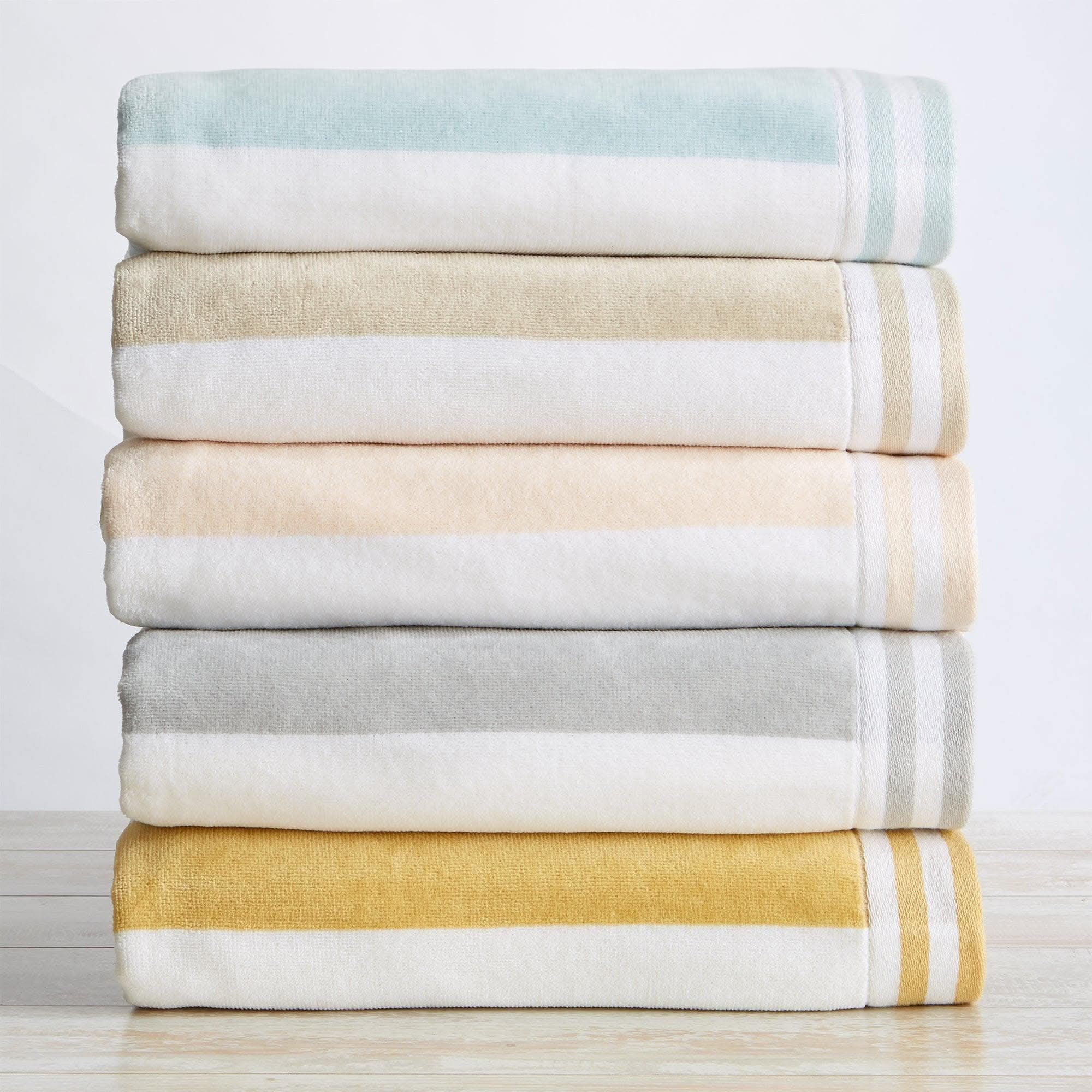 4 Pack Striped Cabana Oversized Beach Towel - Edgartown