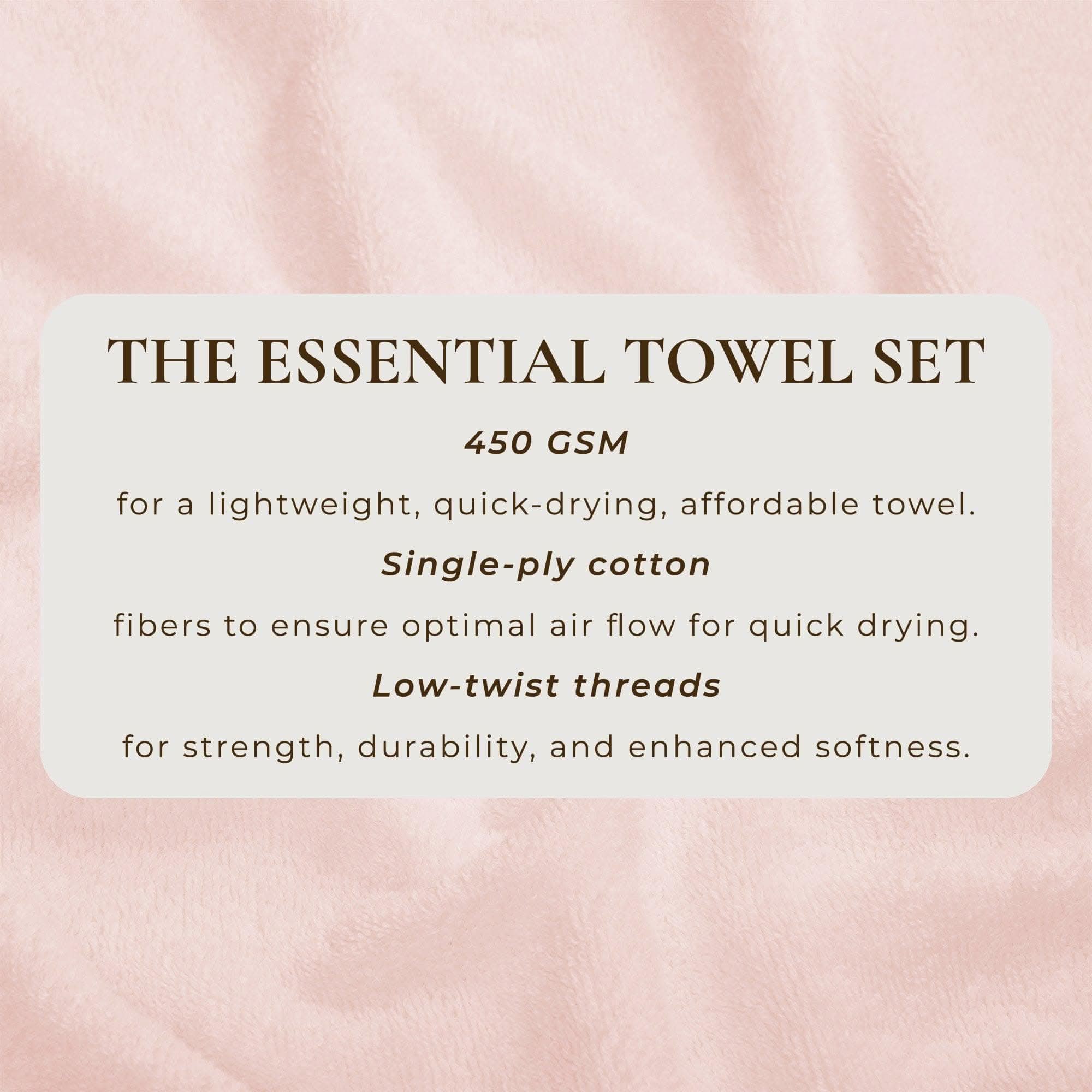 Cotton Terry Bath Towel Set - Cooper Collection - SwagglyLife Home & Fashion