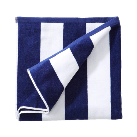 Cotton Velour Cabana Stripe Beach Towel - Novia Collection - SwagglyLife Home & Fashion