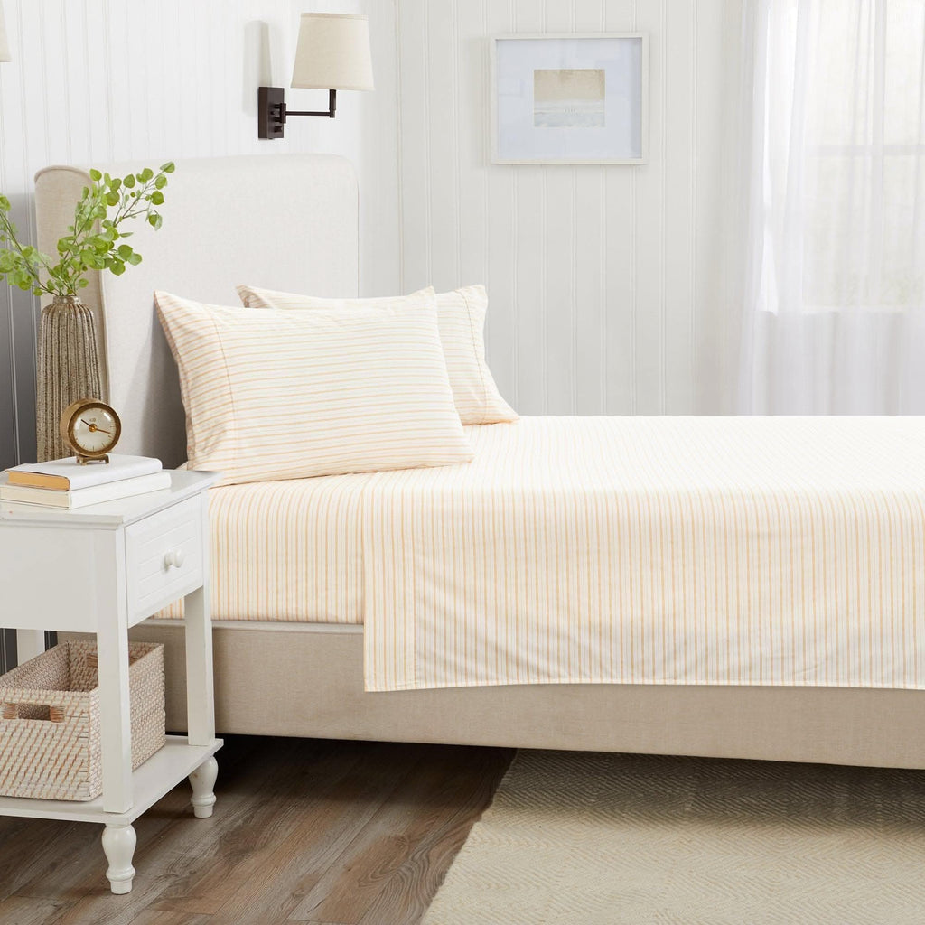 Microfiber Stripe Sheet Set - Adeline Collection - SwagglyLife Home & Fashion