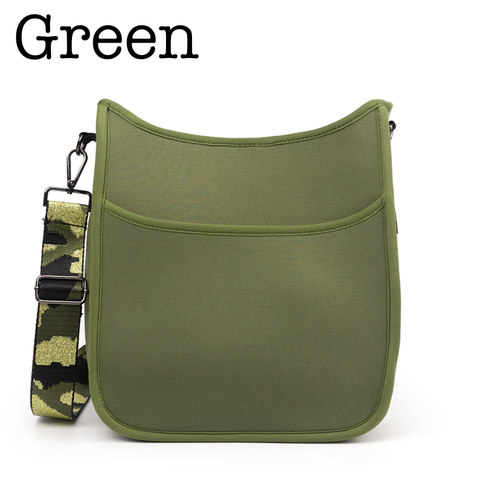 Neoprene Messenger in Green - Bags photo