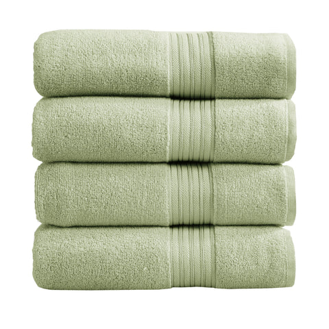 Cotton Terry Bath Towel Set - Cooper Collection in Bath Towel (Pack of 4) Seagreen - photo