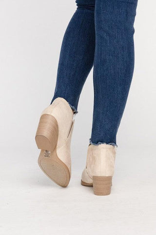 GWEN Suede Ankle Boots - SwagglyLife Home & Fashion