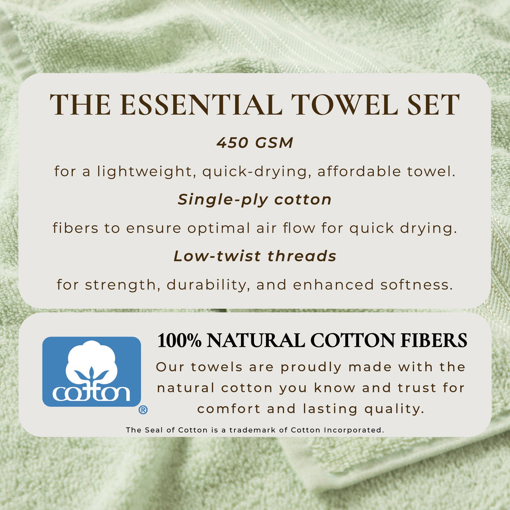 Cotton Terry Bath Towel Set - Cooper Collection in - photo