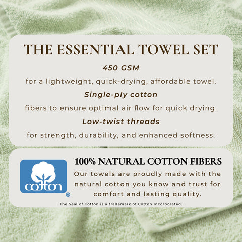 Cotton Terry Bath Towel Set - Cooper Collection in - photo