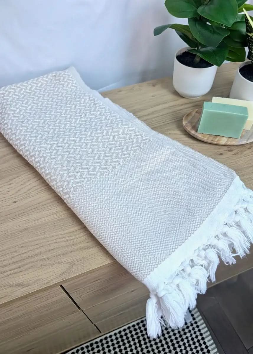 Heirloom Beach Collection - Handwoven Turkish Cotton Oversized Beach Towels - SwagglyLife Home & Fashion