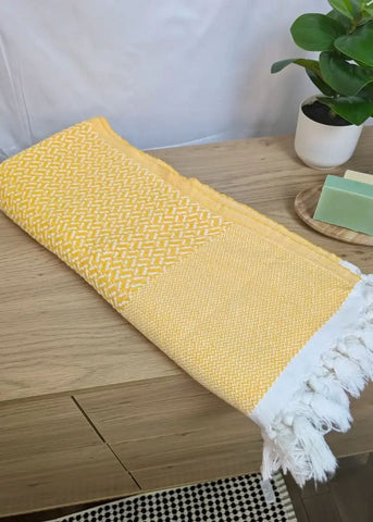 Heirloom Beach Collection - Handwoven Turkish Cotton Oversized Beach Towels - SwagglyLife Home & Fashion