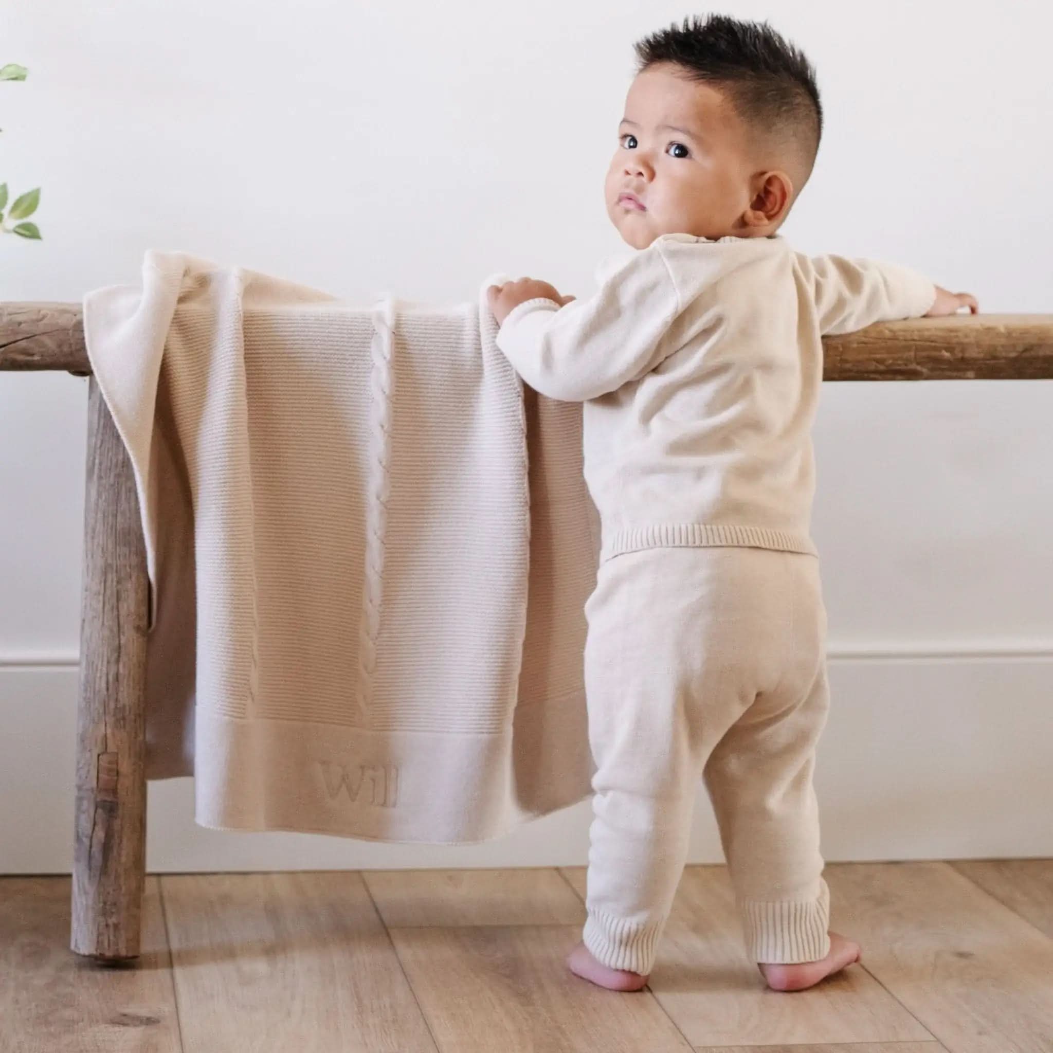 Heirloom Cotton Knit Receiving Blankets