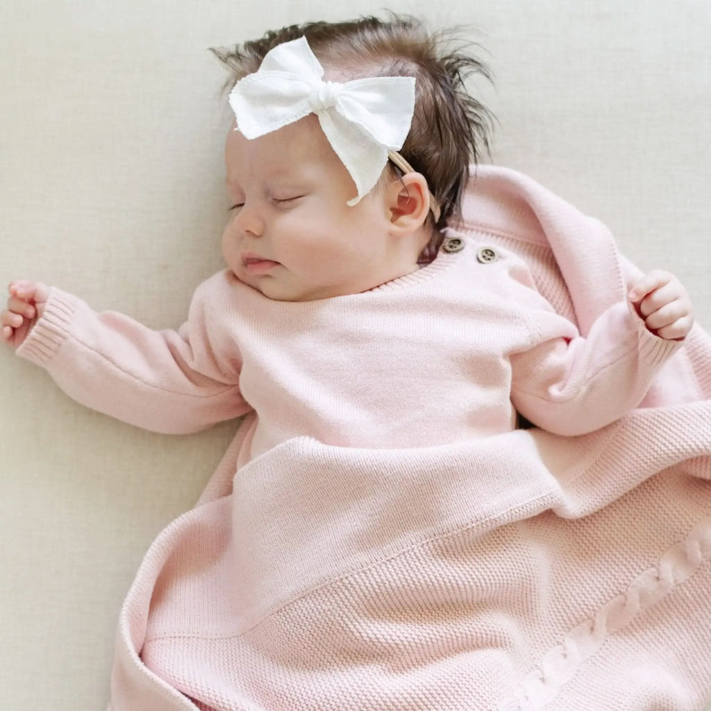 Saranoni Heirloom Cotton Knit Sets in Pink - photo
