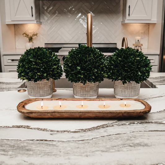 5-Wick Dough Bowl Soy Candle - Seaside in - Soy Candles photo