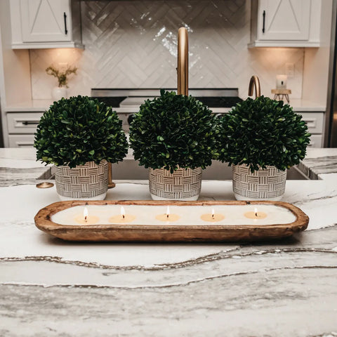 5-Wick Dough Bowl Soy Candle - By The Fire in - Soy Candles photo