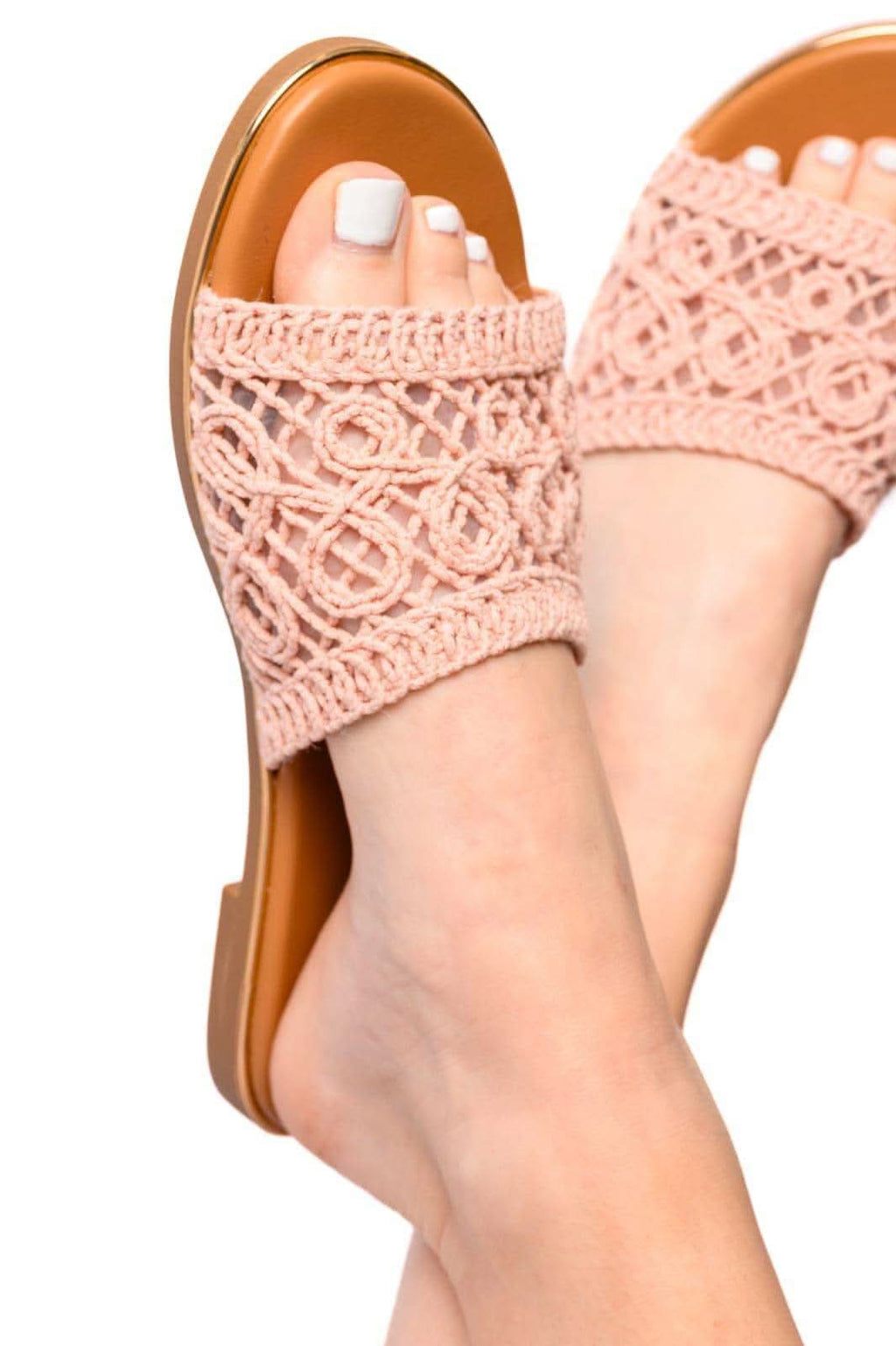 Hey Beach Sandals in Pink - SwagglyLife Home & Fashion