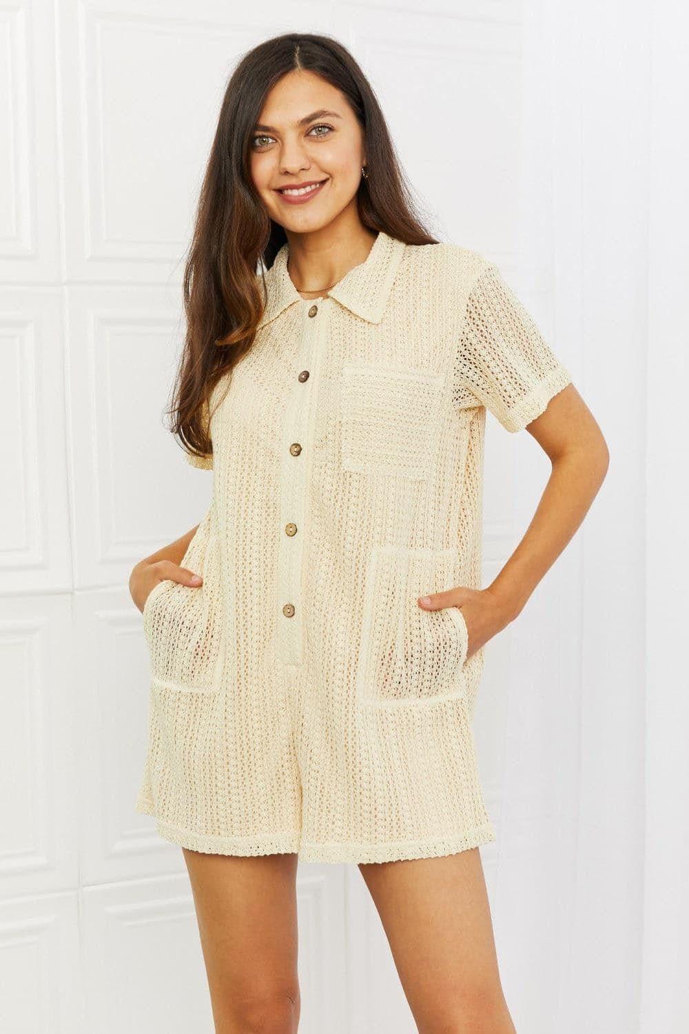 HEYSON Ready For The Day Crochet Romper - SwagglyLife Home & Fashion