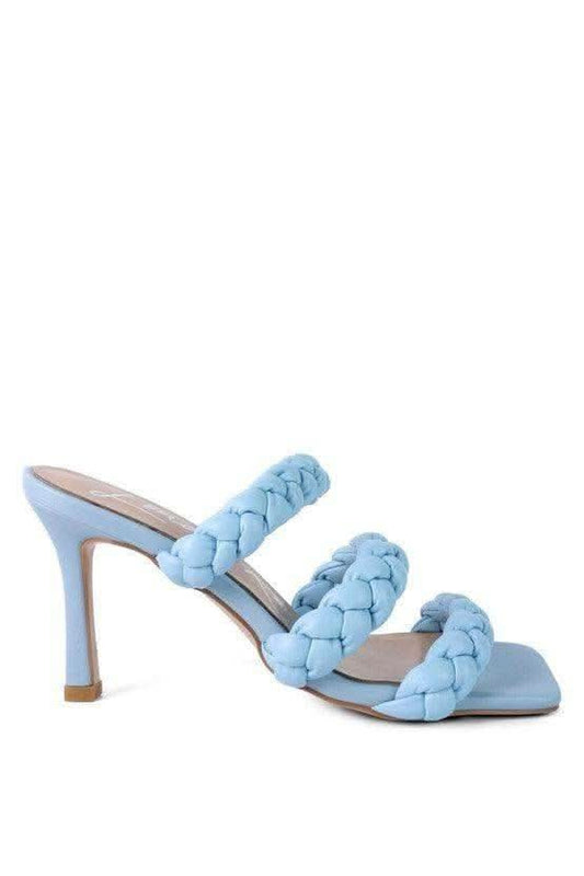 High Bae Pointed Heel Braided Sandals in - Shoes photo